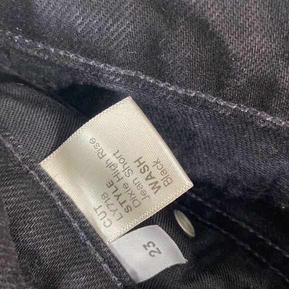 Reformation Dixie High Rise Shorts in Black Size 23 - Picture 7 of 8